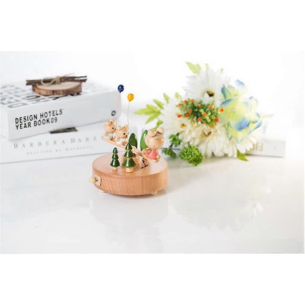 Music Box Wooden Music Box With Music Music Box "Seesaw"