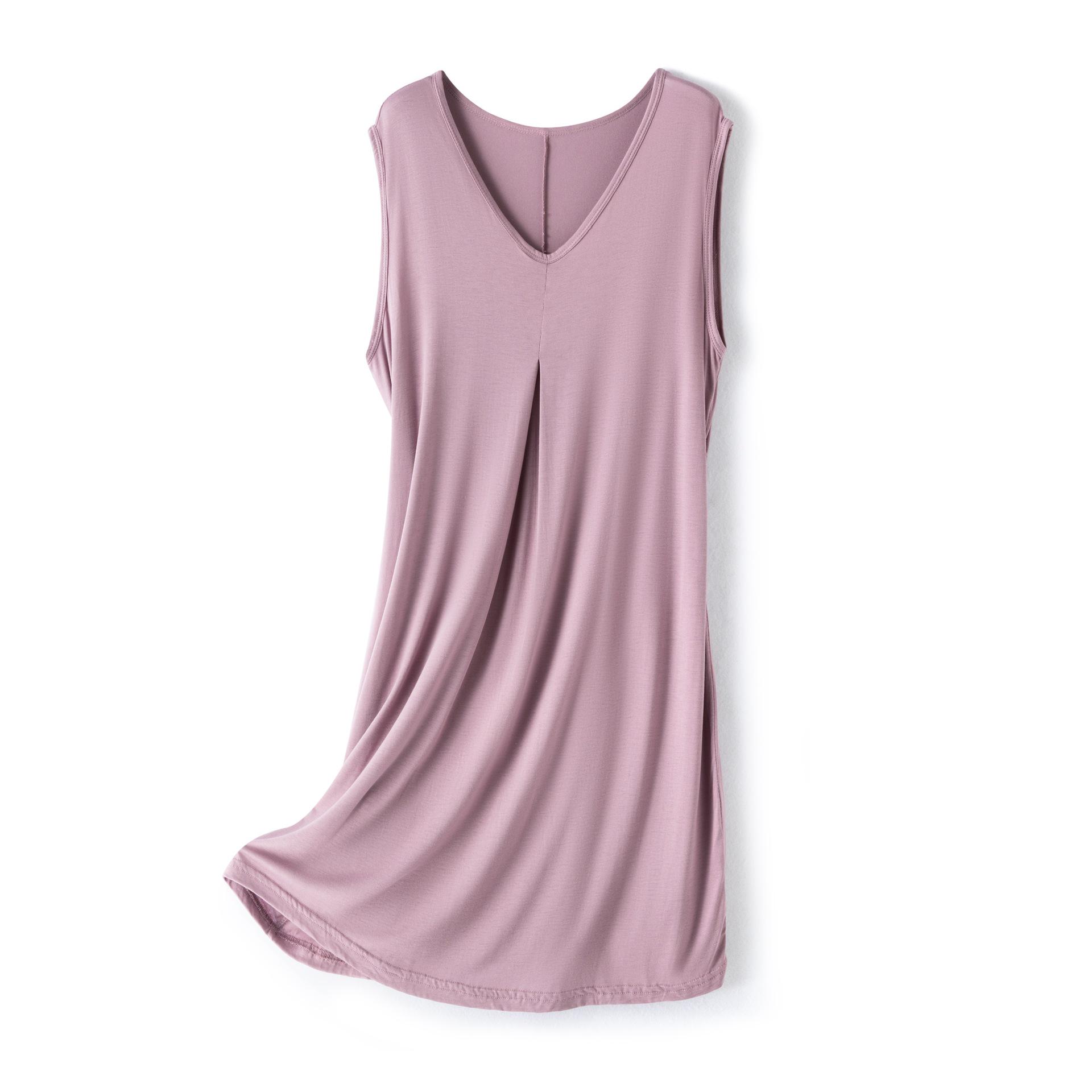 

Женское платье без рукавов большого размера, длинное однотонное, для весны и лета - Идеально для дома и выхода в свет One Size (covers 80-160 jin)