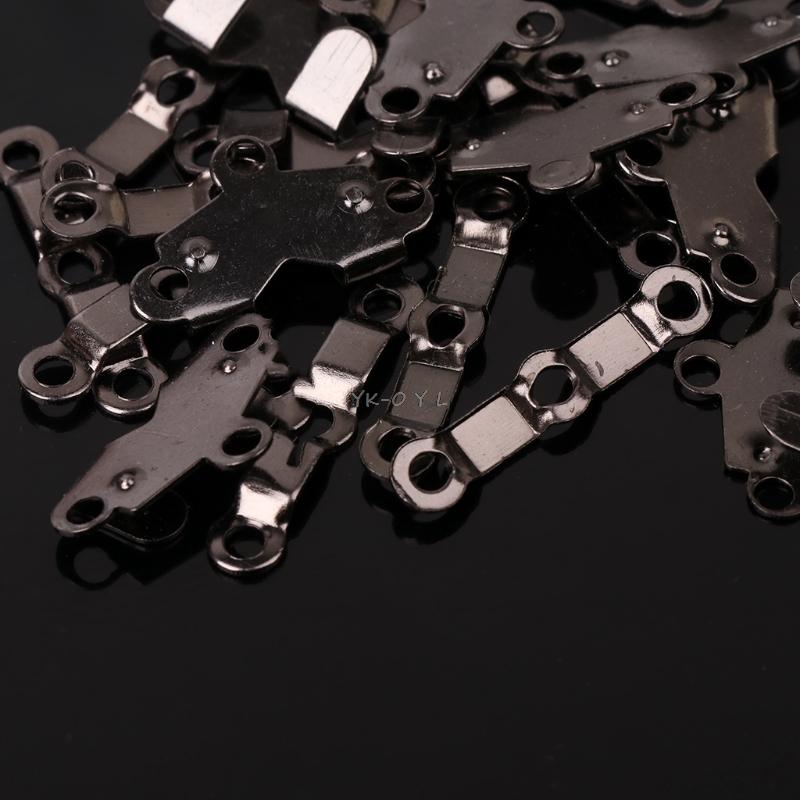 10x Trouser Skirt Hooks + Bars Fasteners For Suit Pants Extenders Tailor Sewing