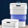 17.5L Large Capacity Household Intelligent Induction Folding Garbage Can Living Room Kitchen Automatic Garbage Storage Bin