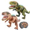 Remote Control Dinosaur Toy with Light Sound Movable Mouth Roaring Walking Tyrannosaurus Rex Figure Toddlers Boys Girls Simulated Dino Model Toy