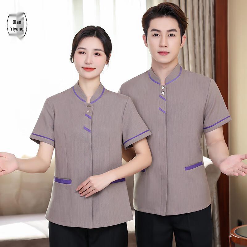 Uniforme da Housekeeping Estiva per Hotel a Maniche Corte