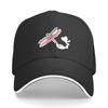 Colorful Illustration Dragonfly Maid by Pascale Breton Baseball Cap Fashionable Streetwear Black Unisex Hats Womens