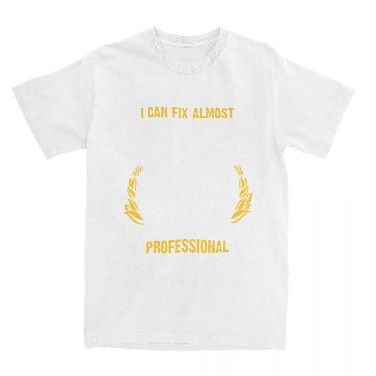 

Профессиональный мастер на все руки Fixer аксессуары Футболки Мужские Женские Разнорабочие Разнорабочие Ремонтник Повседневный Хлопок Новое поступление XXXXXL белый