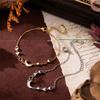 European and American Moon Crescent Gift Simple and Fashionable Gold Silver Bracelet Plated with 18k Gold Color Preserving