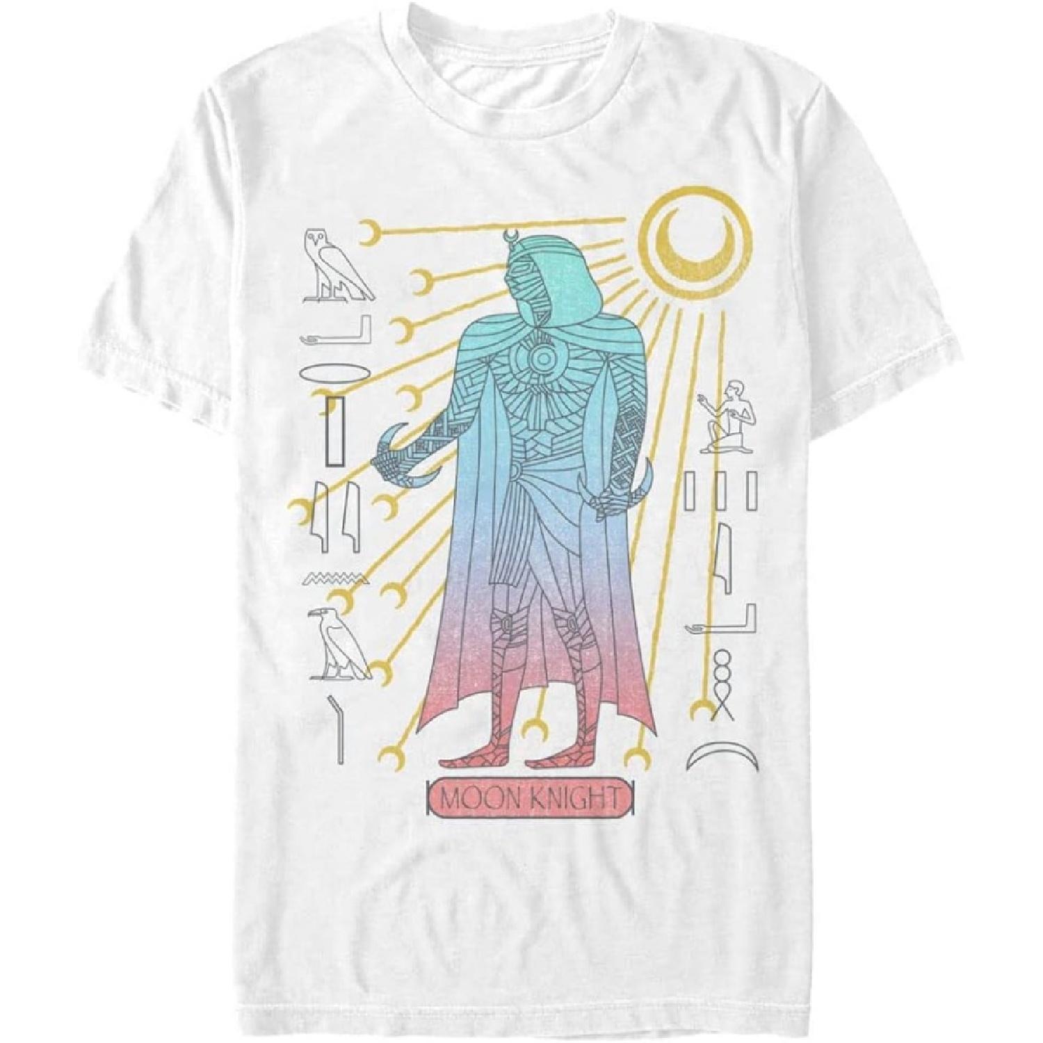 

Marvel Big & Tall Moon Knight Mummy Men s Tops Short Sleeve Tee Shirt XXXXXL білий