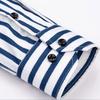 Men's long sleeve shirt Casual stripe non-ironing high quality slim comfortable breathable fashion top spring summer