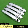 Chrome Handle Cover Trim for Toyota Camry 30 XV30 2002 2003 2004 2005 2006 Daihatsu Altis Accessories Stickers Car Styling