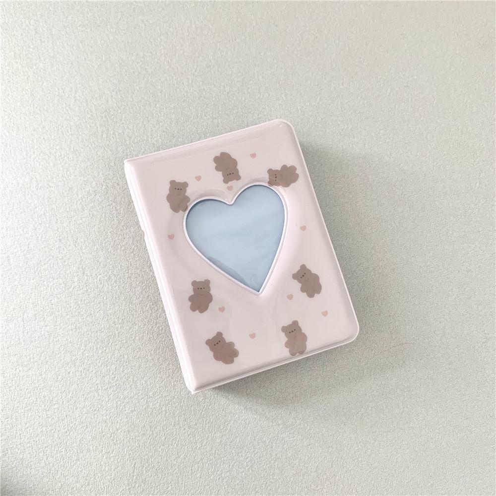 Cute 3-Inch Tiger Cat Bear Polaroid Mini Album - Starry Idol Card Holder Storage