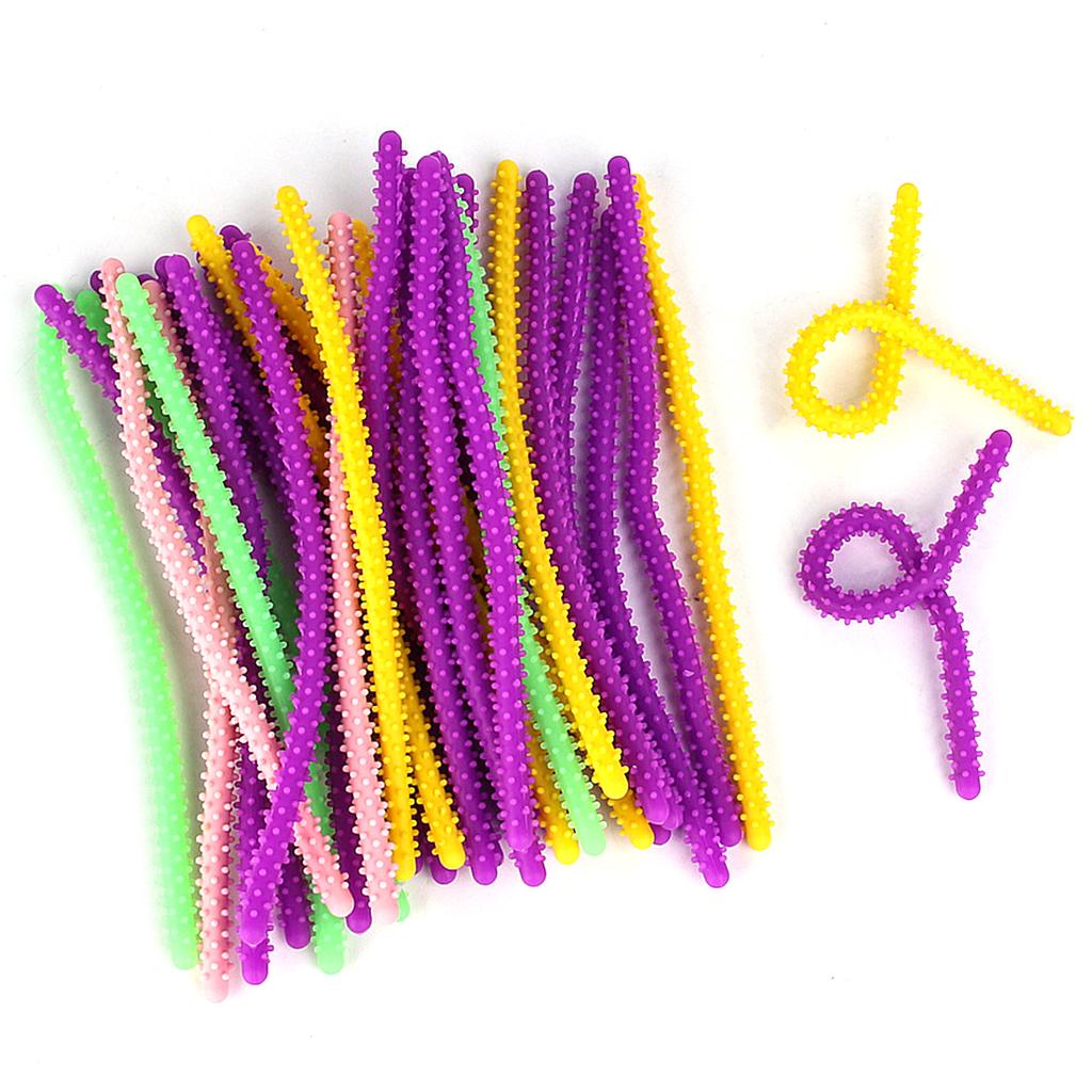 10 Pieces Hair Perm Rods Silicone Fireworks Bars Hairdressing Styling Curling Perm Rod Salon Tool for Hair Styling