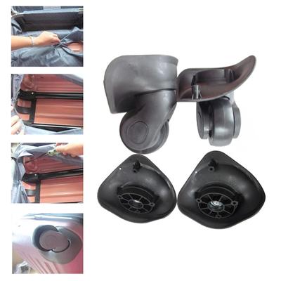 1 Pair DIY Suitcase Luggage Replacement Casters Swivel Repair Accessories Mute Roller Wheels for Travel Bag