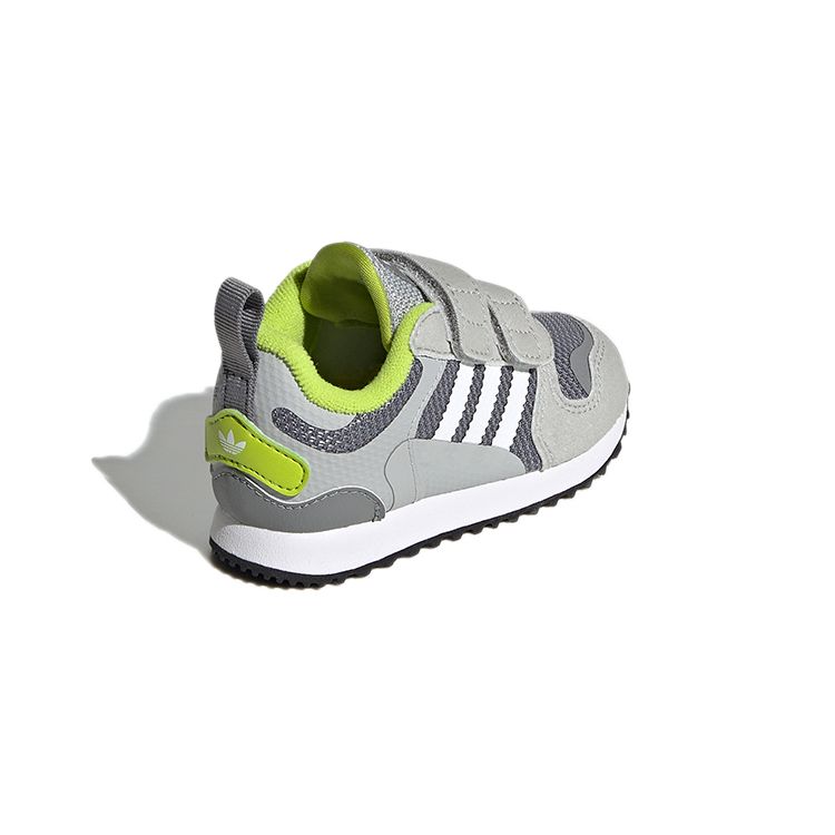 Adidas Originals ZX 700 HD CF I Suede Comfortable Versatile Durable Low Top Walking Shoes Baby Shoes Gray GZ7517