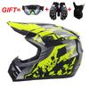 Full Face Motorcycle Helmet Off-Road ATV Dirt Bike Downhill Mountain Karting Adult Unisex ABS Safety Gear