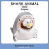 Cute Shark Transformation Plush Figurines - Net Celebrity Series Animal Dolls, Perfect for Qixi Birthday Gifts