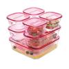 Zhi Shi 7-Piece Microwaveable Glass Food Storage Container Set