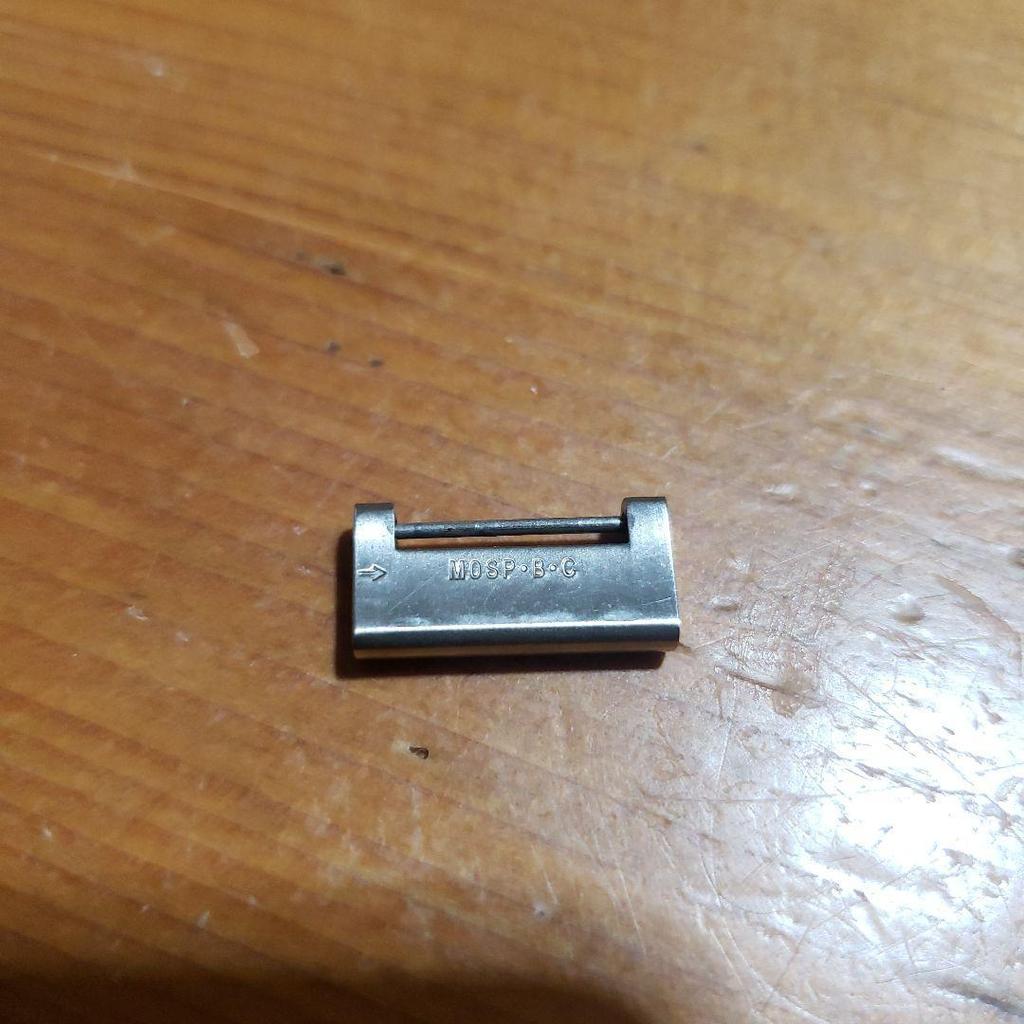 Used Seiko Astron, buckle and belt connection part, 1 link