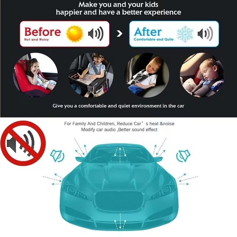 Fireproof Acoustic Thermal Insulation Mat Soundproof Wall Panels Noise Insulation for Car Deadening Heat and Soundproofing