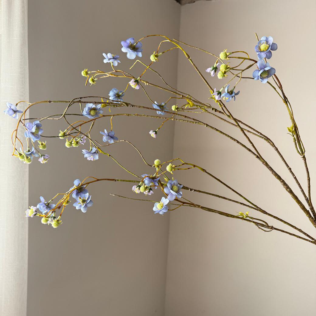 

Long-Branch Pearly Plum Delphinium Artificial Flowers for Soft Wedding Decoration синій