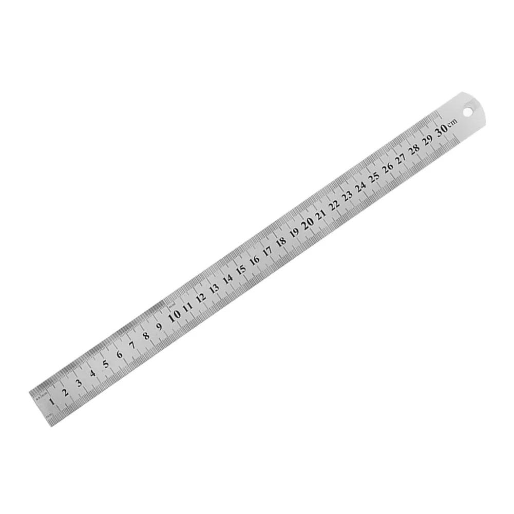Stainless Steel Metal Ruler Metric Rule Precision Double Sided Measuring Tools