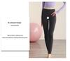 Women's Autumn Long Sleeve Yoga Top with Padded Chest & Cross Back Straps