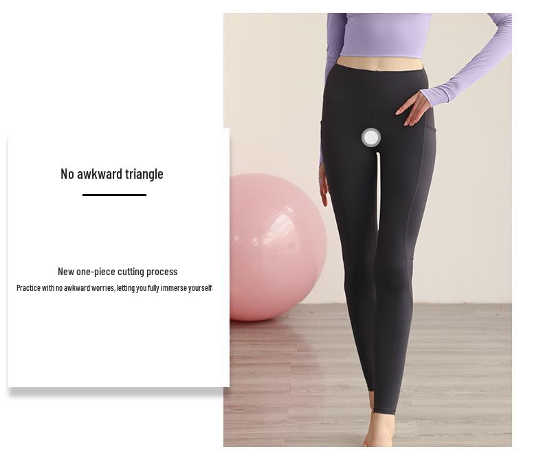 Women's Autumn Long Sleeve Yoga Top with Padded Chest & Cross Back Straps