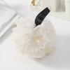 High-Grade Large Bath Sponge with Non-Dispersing Ribbon Design - Super Soft Women's Bathing Shower Ball