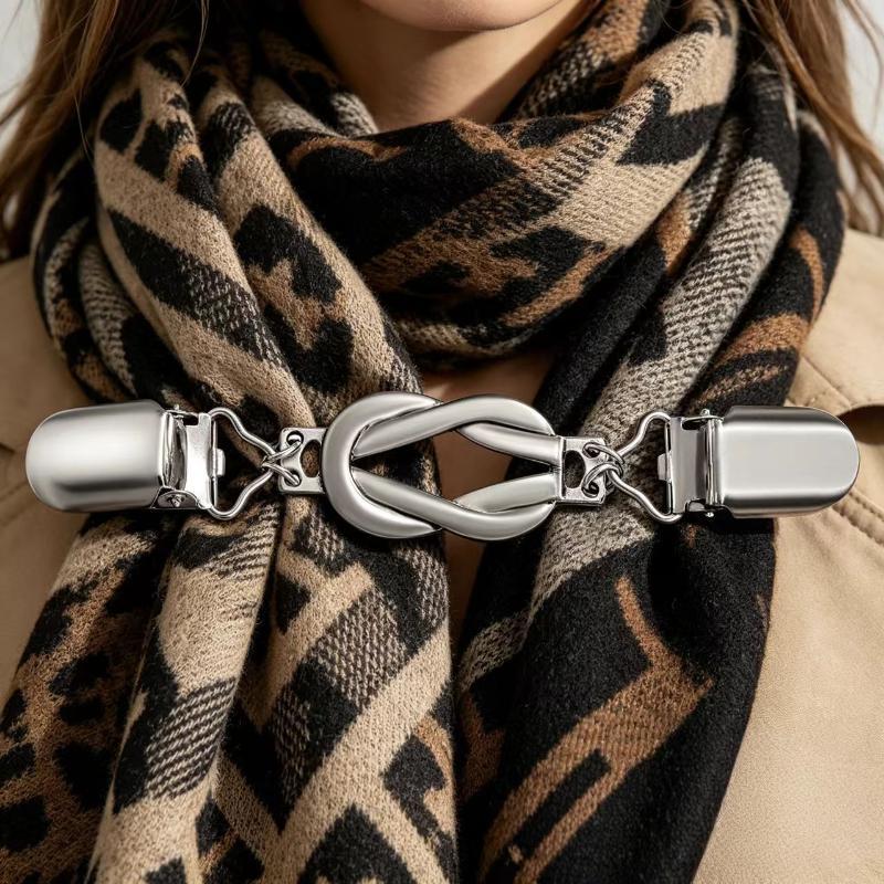 3/4/6Pcs Vintage Cinch Fasteners Durable Non-slip Sweater Shawl Clips for Women Shirts Blouses Daily Outfits