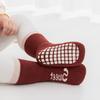 Baby Jungen Mädchen Anti-Rutsch Baumwollsocken Niedliche Kleinkinder Kinder Winter Dick Warm Rutschfest Grip Boden Sicher Laufsocken