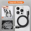 100W 27W Magnetic Type C USB to For iOS Cable Coiled Fast Charging for iPhone 15 14 16 Pro max Samsung S25 Google Magnet Storage