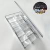 Compact And Transparent Nail Box For Nail Storage And Display