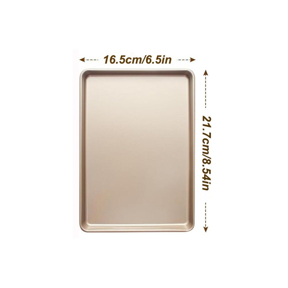 Gold 9/11/13inch Oven Baking Pan Nonstick Carbon Steel Cake Baking Tray Rectangle Turkey Roasting Pan