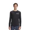 FILA Crew Neck Pullover Long Sleeve Sweatshirt Men sweatshirt Dark-Blue A61M341220A-NV