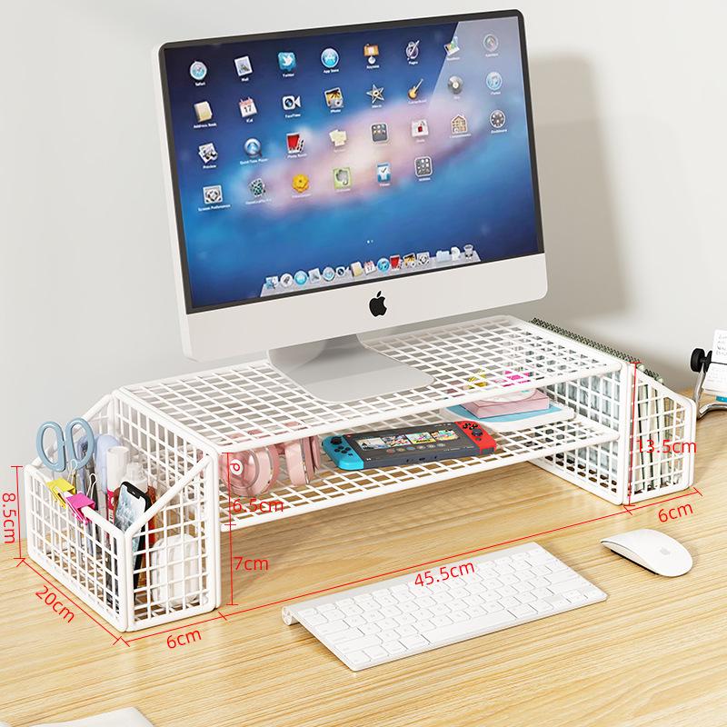 Schmiedeeiserner Ständer zur Laptop-Kühlung und Monitor-Höhenverstellung