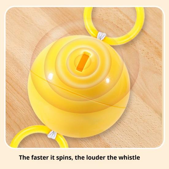 Luminous Kids Whistle Flying Ball Toy Safe Plastic Rotating Toy Ball for Hand-Eye Coordination Ages Outdoor Indoor Fun Stress Relief Toy