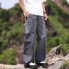 Wassup Sohot Men's Ice Silk Straight-Leg Cargo Pants