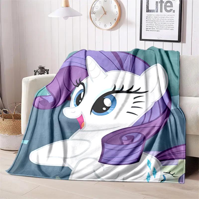 Rarity Little Pony Blanket Suitable All Seasons Soft Comfortable Sofa Office Home Blanket Holiday Gift Blanket Suitable For All Seasons Blanket