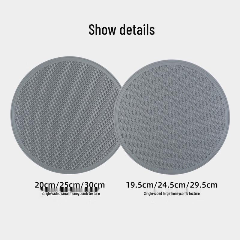 Chuyi Qi Silicone Honeycomb Heat Resistant Mat (Pack of 10)