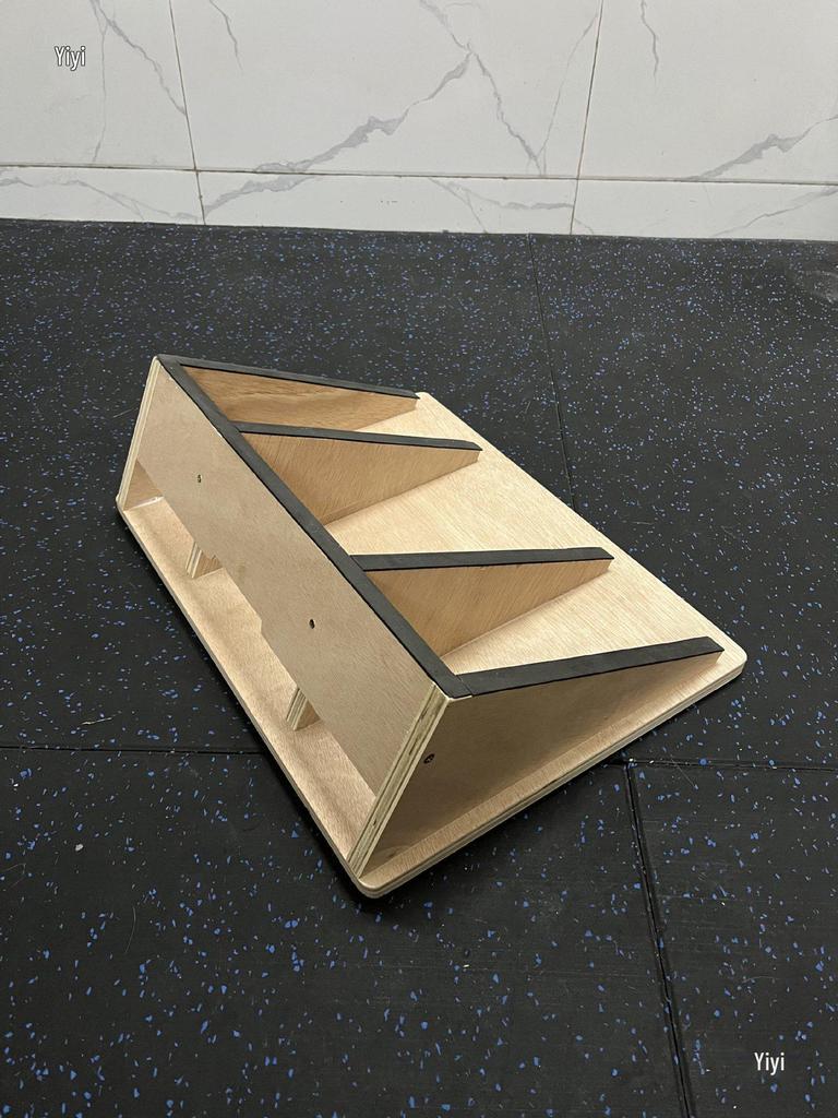 Non-Slip Wooden Squat & Stretch Board for Deadlifts and Power Training