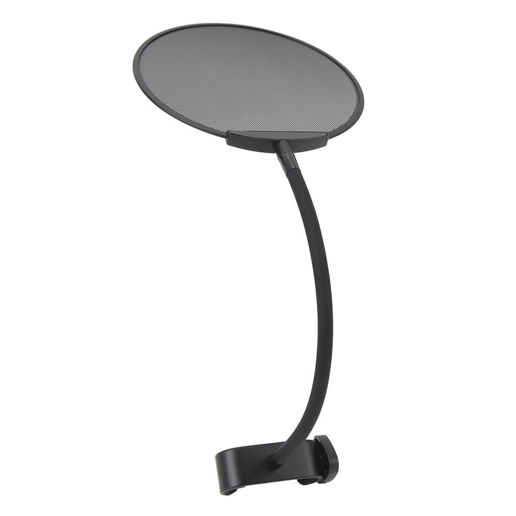Microphone Pop Filter Foldable Microphone Anti Spray Mesh Mic Dual Layered Wind Pop Screen With A Flexible 360 Degrees