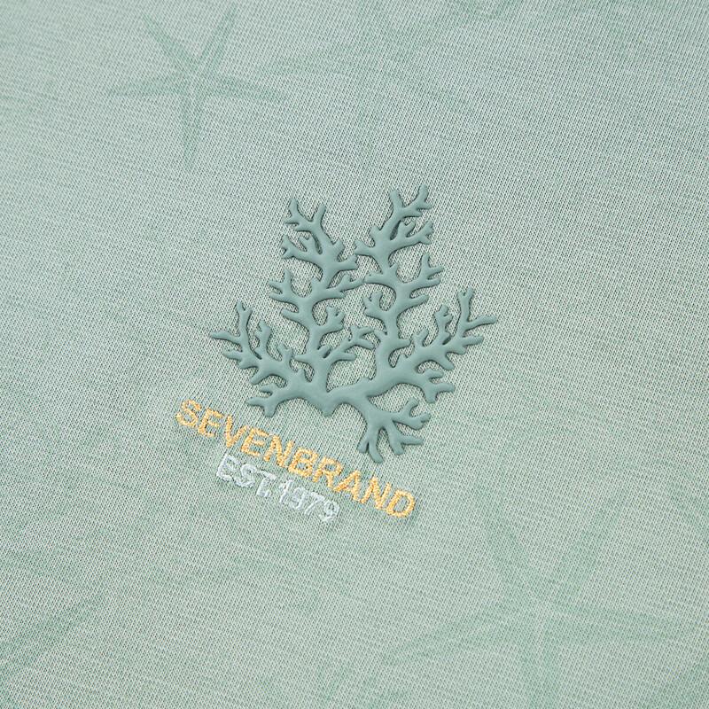 SEVEN Cooling Antibacterial Ocean Pattern Short Sleeve T-Shirt