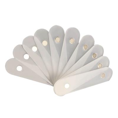 10 pz punte per unghie finte espositore per nail art pratica magnetica striscia di supporto per punta per unghie in acrilico trasparente