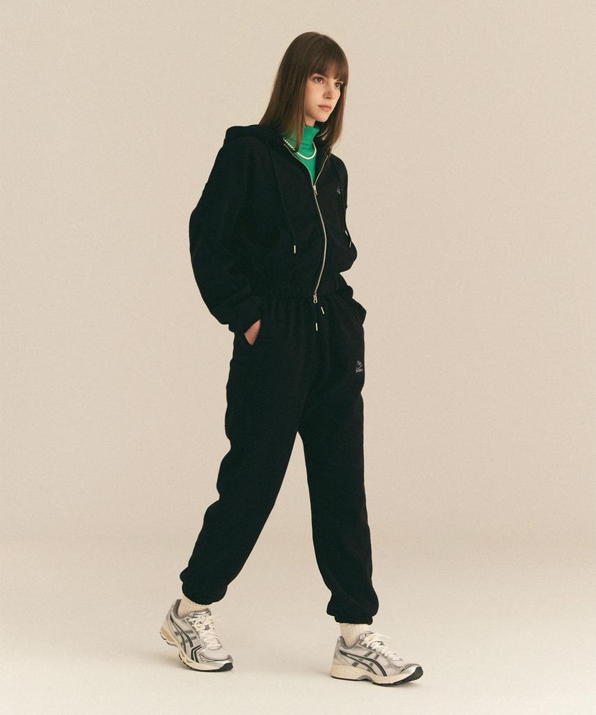 Pillosopi Logo Fleece Pants Black