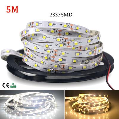 Super luminoso 2835 5 m illuminazione a LED bianco bianco caldo nastro LED decorazione domestica nastro flessibile sotto la lampada da notte del letto