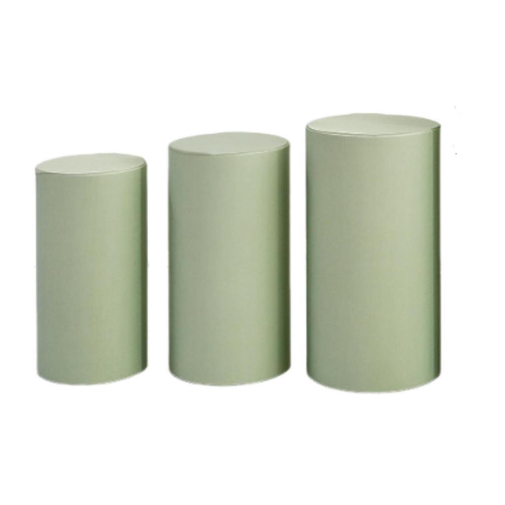 3x Cylinder Pedestal Covers Cylinder Stands Cover Comfortable Touching Cylinder