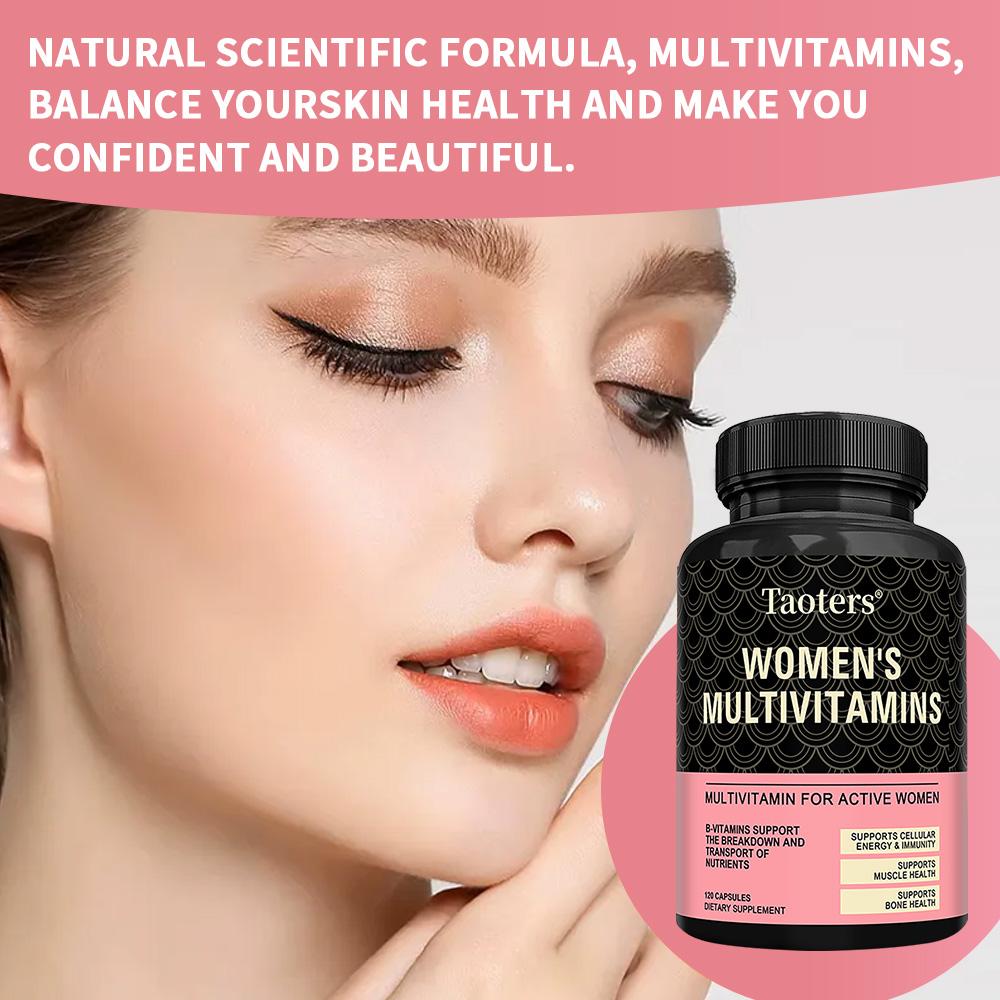 Women's Multivitamin Capsules - A Multivitamin Specially Designed for Active Women, 120 Capsules Per Pack