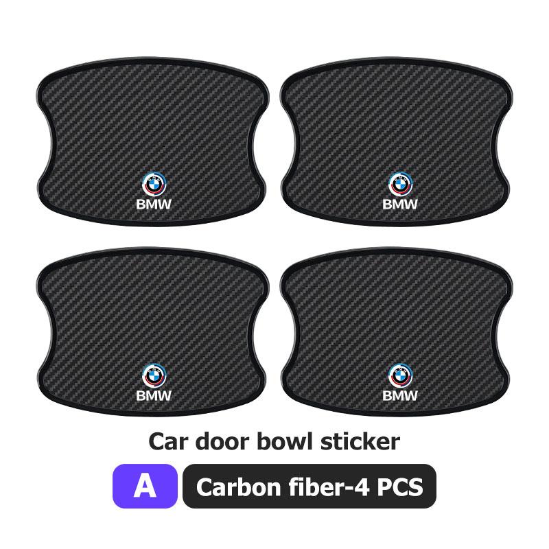 

For BMW 4PCS Car Door Handle Carbon Fiber Bowl Scratch Protector F40 F30 F34 F48 F39 G42 G05 G06 G07 G20 G30 G32 G22 G23