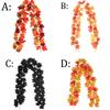 1.7M Artificial Fall Maple Leaf Garland Fake Plants Autumn Decor Leaves Hanging Fall Vine for Thanksgiving Halloween Wedding