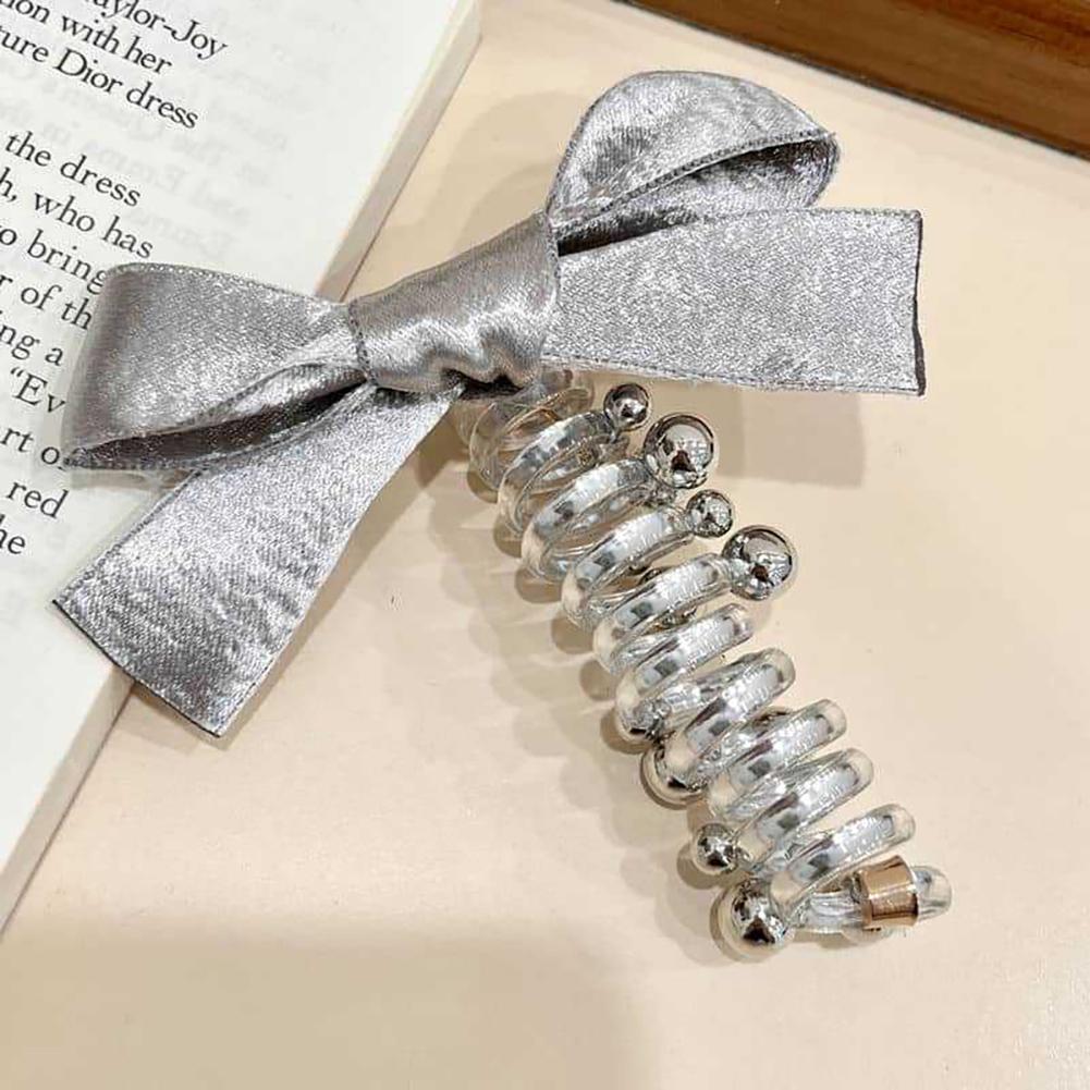 Bowknot Telephone Wire Hair Band Simple Durable Braided Hair Tie Highly Elastic Bubble Braid Headwear Hair Accessories