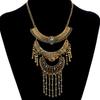 Bohemian Multilayer Maxi Collares Choker Necklace For Women Bar Crystal Tassel Statement Jewelry Vintage Collier Femme Necklace