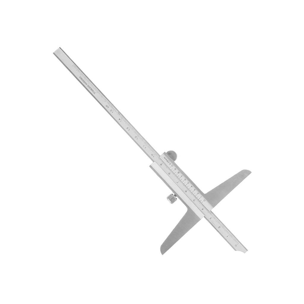 1 Pcs High Precision Stainless Steel Depth Vernier Caliper for Machinery Process(0~150mm)